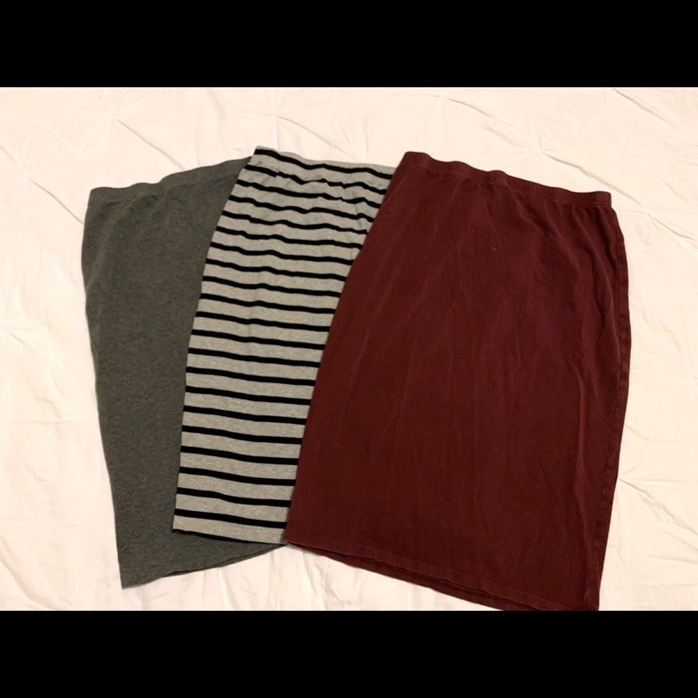 ❤️ 3 for $12 ❤️ faded glory pencil skirts!
